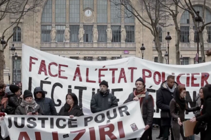 Protesta en record d’Ali Ziri, que va morir després d’un control policial.