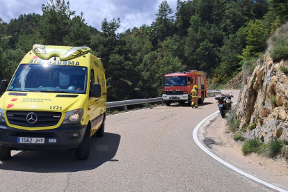 Foto de la moto sinistrada.