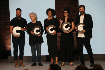 Oriol Escursell (Nilak), Mayte Martín, Vicenta Ndongo, Raquel García-Tomás i Conrad Roset.