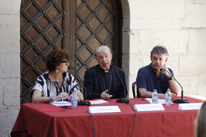 La presentació ahir de la memòria del 2023 de Càritas de Lleida, Urgell i Solsona.