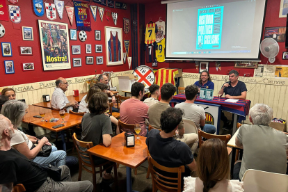 Un moment de la presentació del llibre.