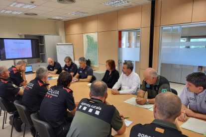 Ahir es va fer la primera reunió operativa a Lleida de seguiment del pla Infocat.