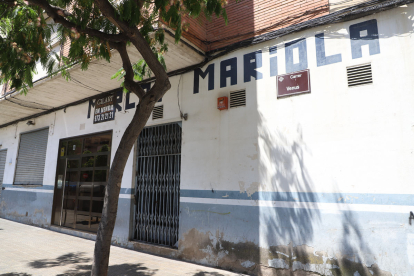 Façana de l’antic mercat de la Mariola, al carrer Venus.