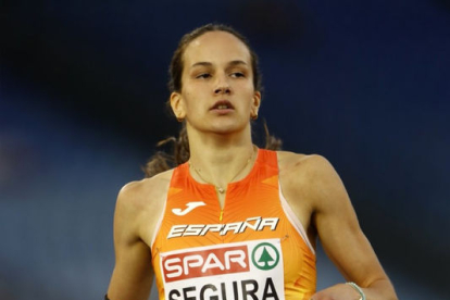 Berta Segura, ahir durant la semifinal a Roma.