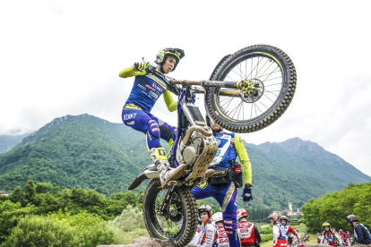 Arnau Farré, en una de les proves del Mundial.