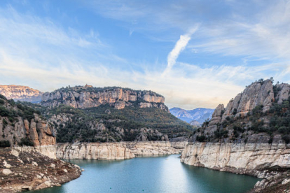 L’embassament de la Llosa del Cavall fa uns mesos.