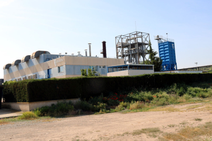 Les instal·lacions actuals de la planta d’assecatge de purins de Tracjusa a Juneda.