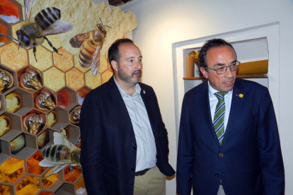 L’espai Apiària va ser inaugurat ahir per Josep Rull a la Casa Gran del Miracle de Riner.