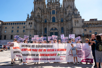 Homenatge dimecres a Santiago de Compostel·la a les víctimes en l’onzè aniversari.