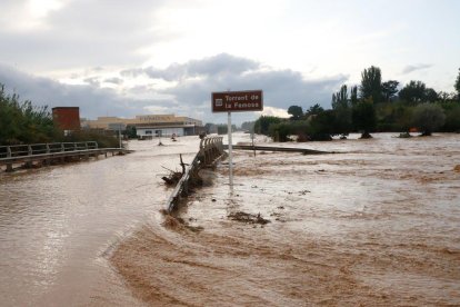 El Torrent de la Femosa, al seu pas per Artesa de Lleida