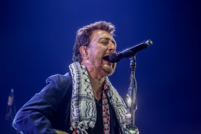 Manolo García durante un concierto en Madrid el pasado mes de mayo.