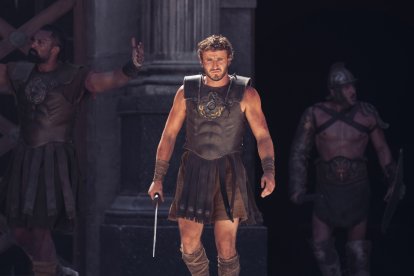 Imagen de Paul Mescal 'Gladiator II', cedida por Paramount Pictures Spain.