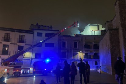 Otra imagen del incendio.