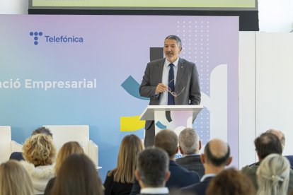 Imatges de la jornada 'Digitalització empresarial', organitzada per SEGRE i Telefónica