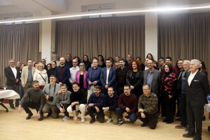 Trobada de Nadal de la Diputació de Lleida amb els mitjans de comunicació.