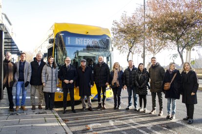 L'acte de presentació dels autobusos 100% elèctrics.