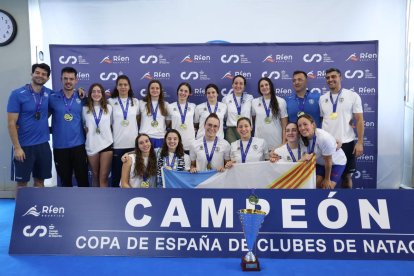 El CN Sabadell va guanyar la Copa en categoria femenina amb molta comoditat. - RFEN