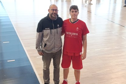 Sergi Llurba i Biel Brugal, dos dels representants a l’Estatal.