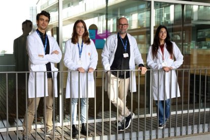 Joan Jiménez Balado, Marta Vallverdú Prats, Jordi Jiménez Conde i Isabel Fernández Pérez.