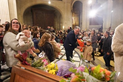 El dia de les Blaus, a la Catedral de Lleida