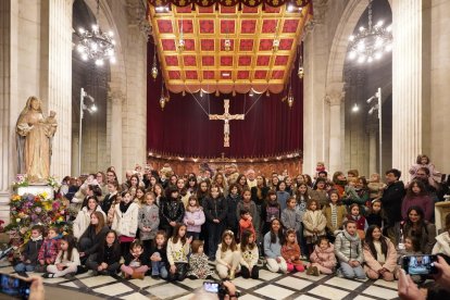 El dia de les Blaus, a la Catedral de Lleida