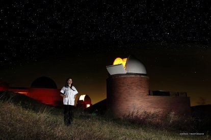 Investigació. És un dels camps que abasta la infermeria, tal com reivindica Maria Cendrós, des del Parc Astronòmic del Montsec