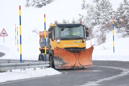 Imatges de la nevada a la Bonaigua