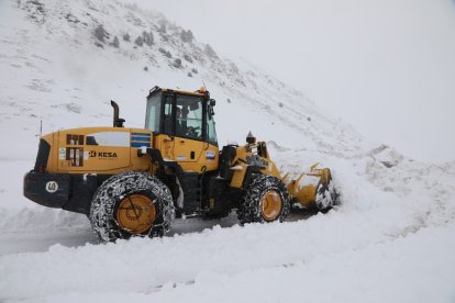 Imatges de la nevada a la Bonaigua