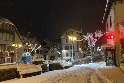 Imatges de la nevada a la Bonaigua