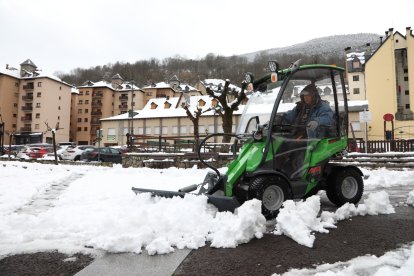 Imatges de la nevada a la Bonaigua