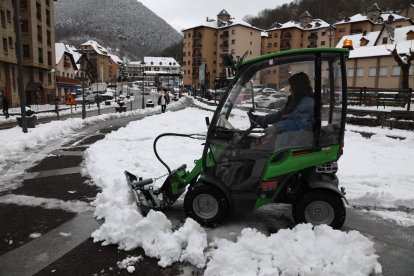 Imatges de la nevada a la Bonaigua