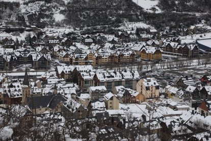 Imatges de la nevada a la Bonaigua