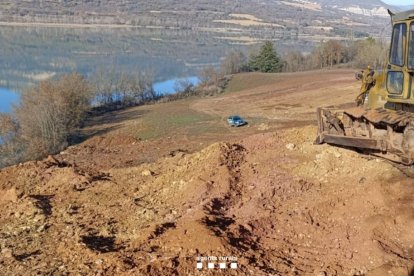 La zona afectada per la rompuda forestal que ha estat denunciada pels Agents Rurals.