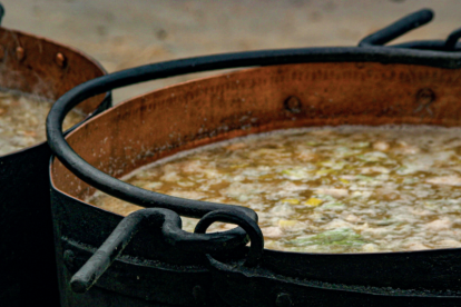 Una olla de ranxo.