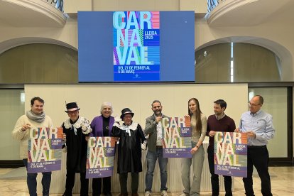 L'acte de presentació del Carnaval de Lleida.