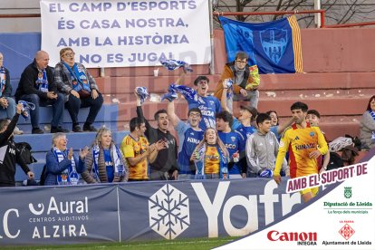 El Lleida aconsegueix la primera victòria de l’any després de sis empats seguits al golejar l’Alzira en una segona part magistral