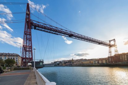 El pont penjant de Portugalete.