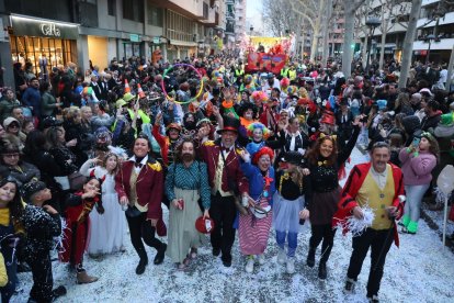 Imatges de la rua de Carnaval de Lleida