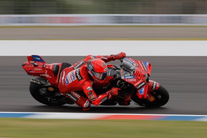 Marc Márquez en el circuito argentino.