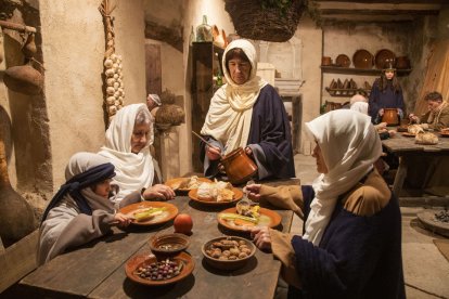 Edició de l’any passat del pessebre vivent de Sant Guim de la Plana. - LAIA PEDRÓS