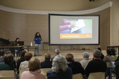 El taller es va fer a l’Auditori Municipal de Cervera. - C. MARSIÑACH