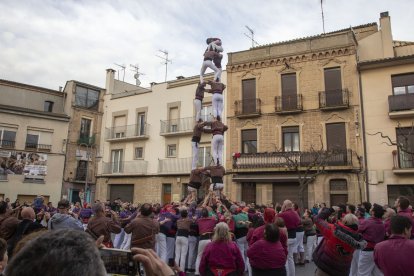 La Diada del Local va tenir lloc ahir a la tarda a la plaça del Bisbe Benlloch. - LAIA PEDRÓS