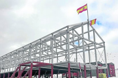 El nuevo módulo del laboratorio en cuya construcción participa Jean.