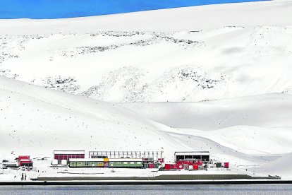 Vista de la zona donde trabajan y viven los militares del ejército de Tierra que se encuentran en la zona.