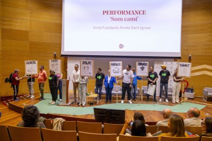 La jornada ‘Geometries de l’exclusió social: de l’habitatge a la llar’ es va celebrar al campus de Cappont. - JORDI ECHEVARRIA