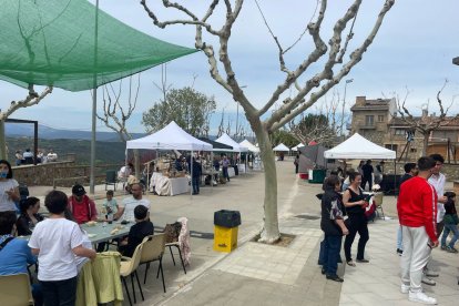 Tiurana, ahir durant la segona fira gastronòmica. - AJUNTAMENT DE TIURANA