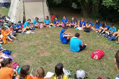 2017. Camp d’estiu a la Mola d’Amunt, a Sarroca de Bellera. - AEIG AGRAMUNT