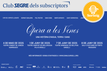 Òpera a les venes, el 4 de maig i el 1, 6 i 7 de juny.