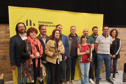 L’entrega de premis celebrada ahir a Arbeca. - ERC