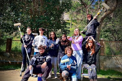 Alumnes de l'escola d'art Ondara.